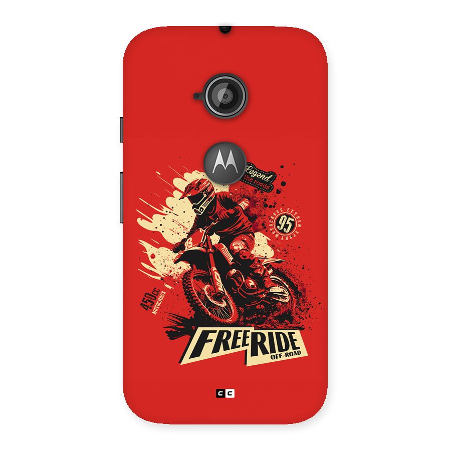 Free Ride Back Case for Moto E 2nd Gen