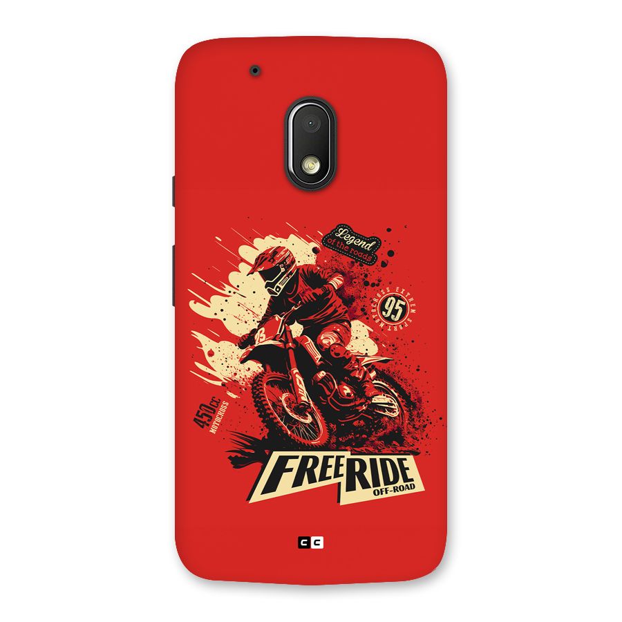 Free Ride Back Case for Moto G4 Play