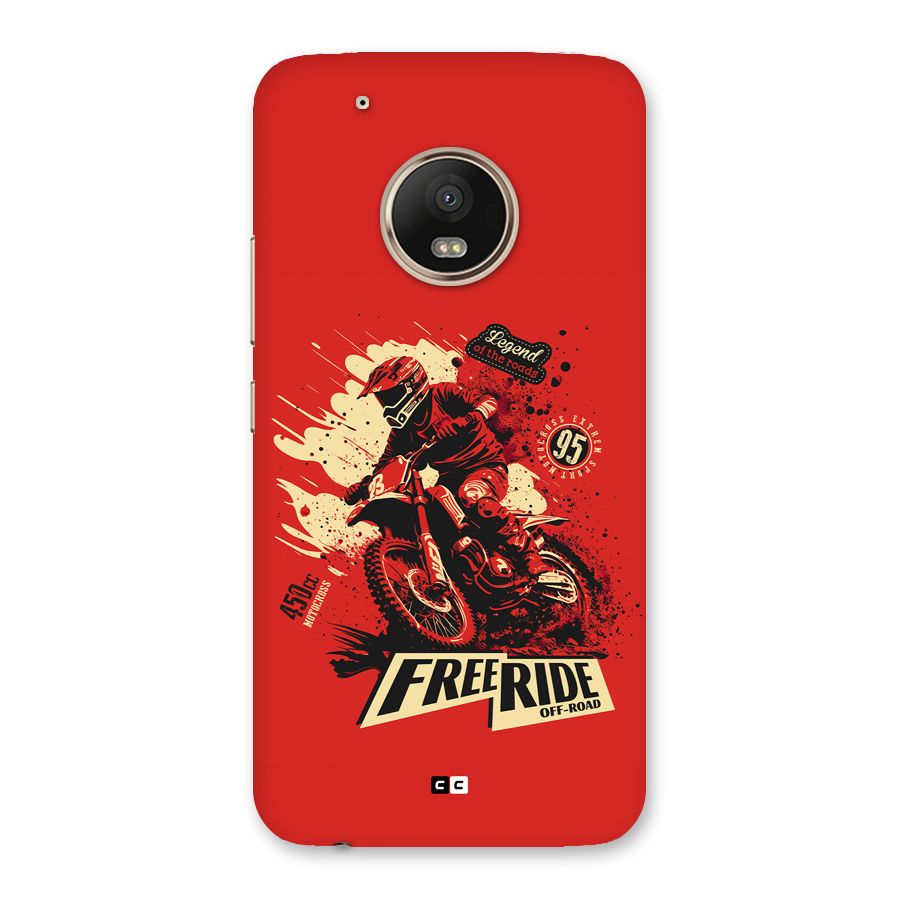 Free Ride Back Case for Moto G5 Plus