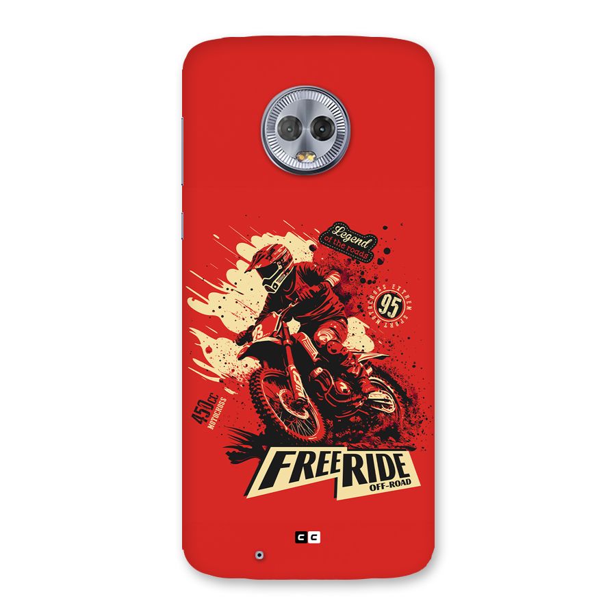 Free Ride Back Case for Moto G6
