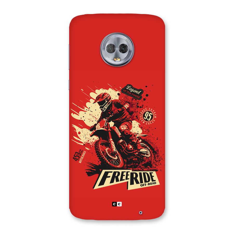 Free Ride Back Case for Moto G6 Plus
