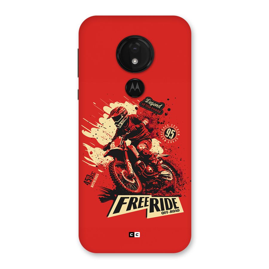 Free Ride Back Case for Moto G7 Power