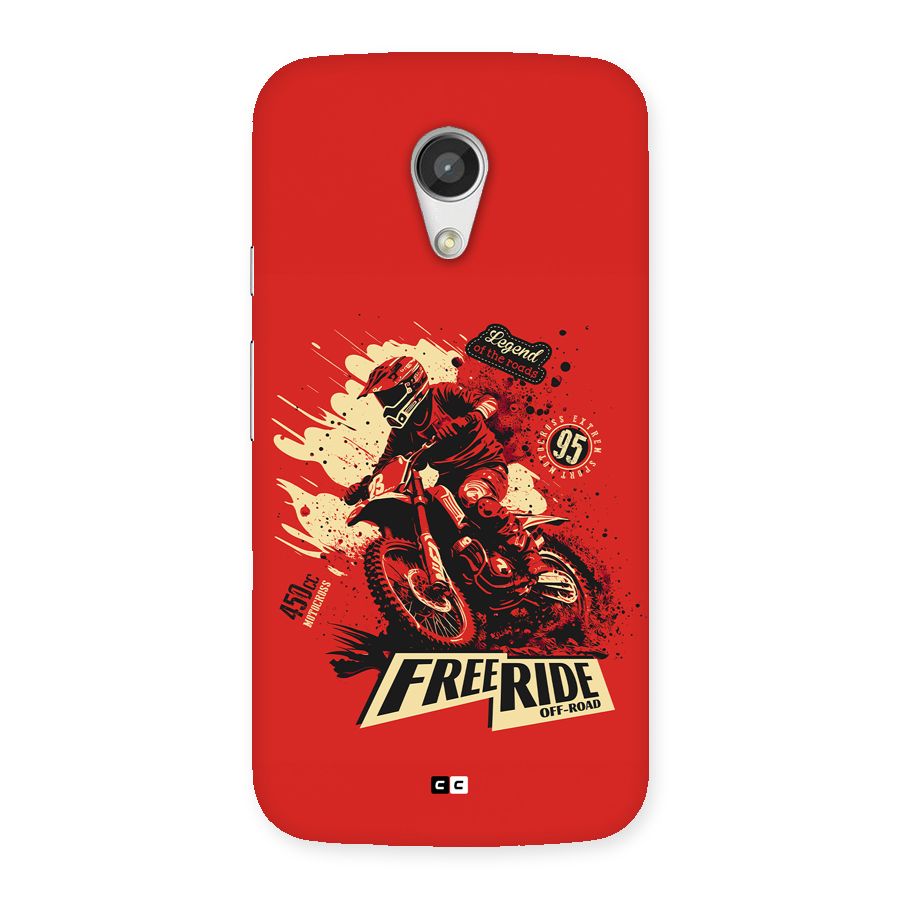 Free Ride Back Case for Moto G 2nd Gen