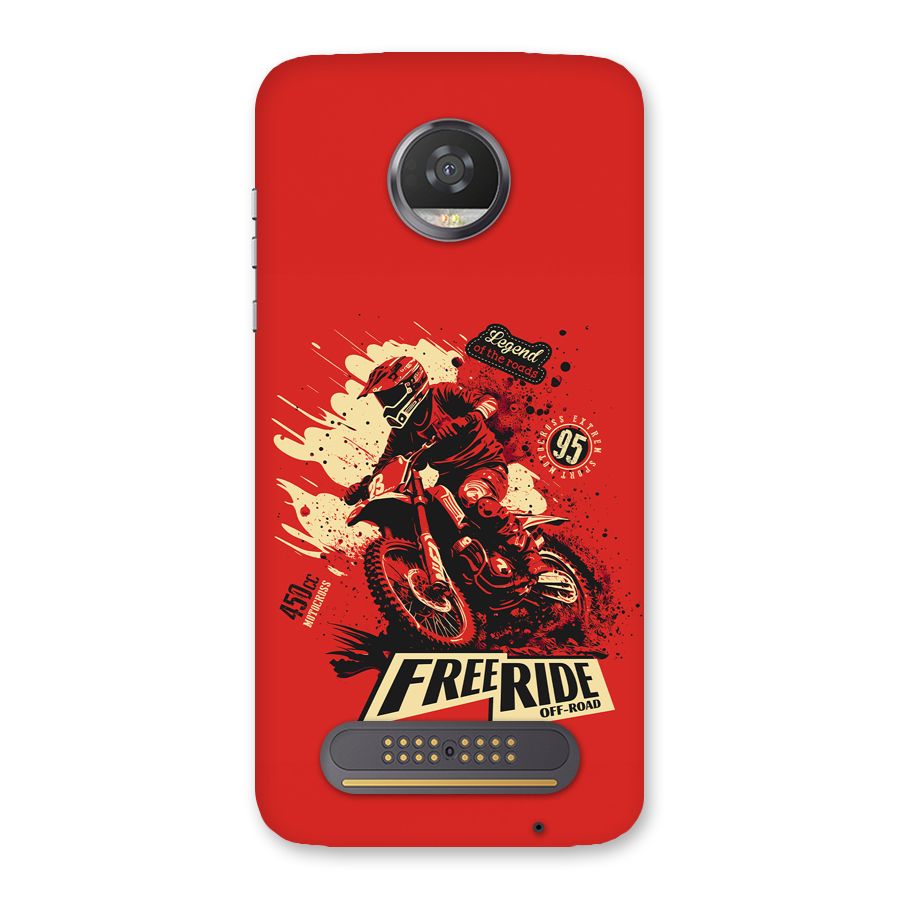 Free Ride Back Case for Moto Z2 Play