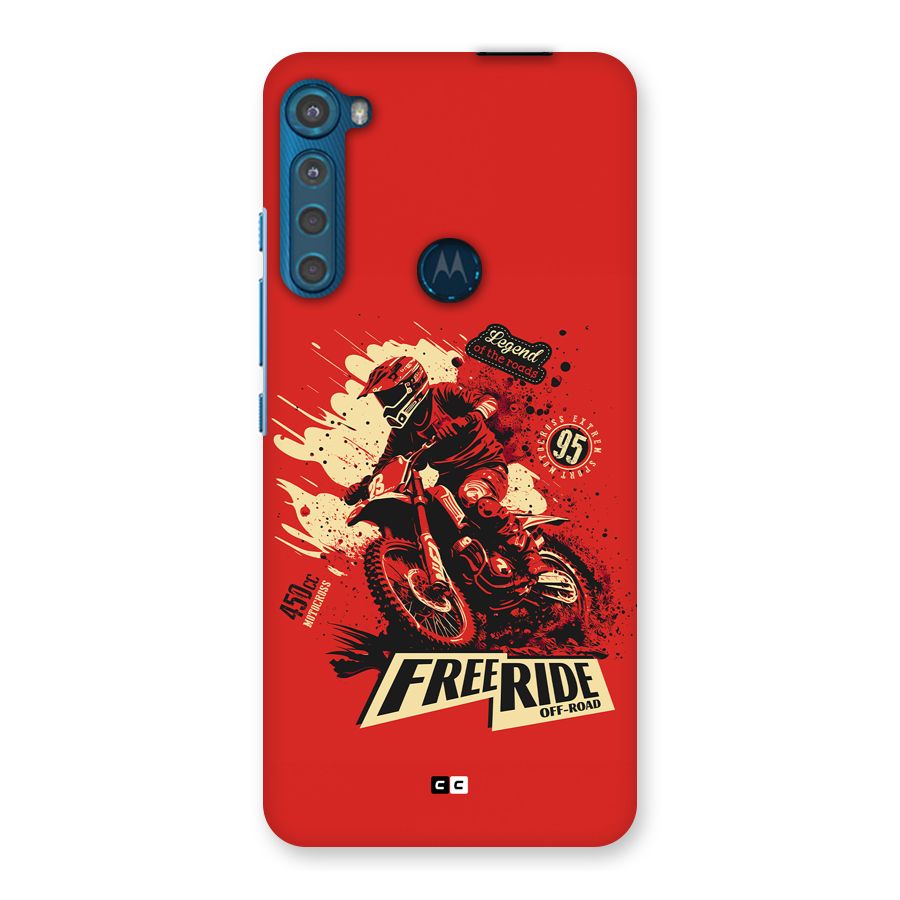 Free Ride Back Case for Motorola One Fusion Plus