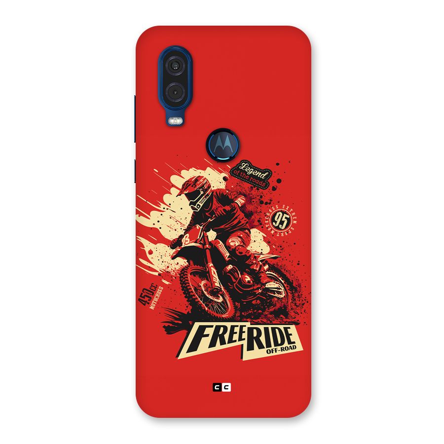 Free Ride Back Case for Motorola One Vision