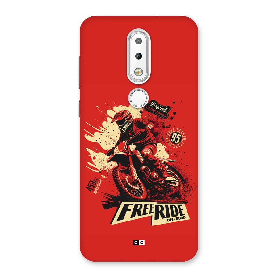 Free Ride Back Case for Nokia 6.1 Plus