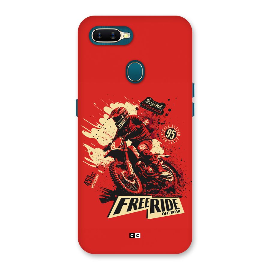 Free Ride Back Case for Oppo A12
