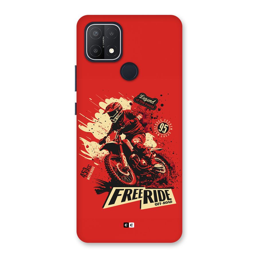 Free Ride Back Case for Oppo A15