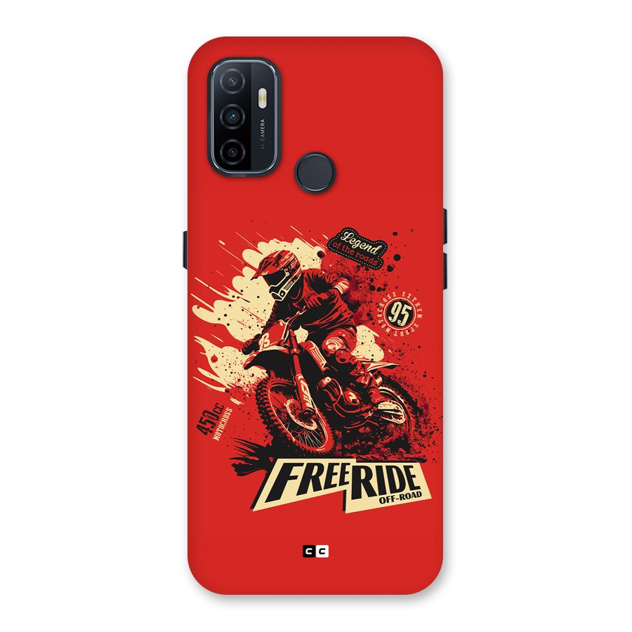 Free Ride Back Case for Oppo A33 (2020)