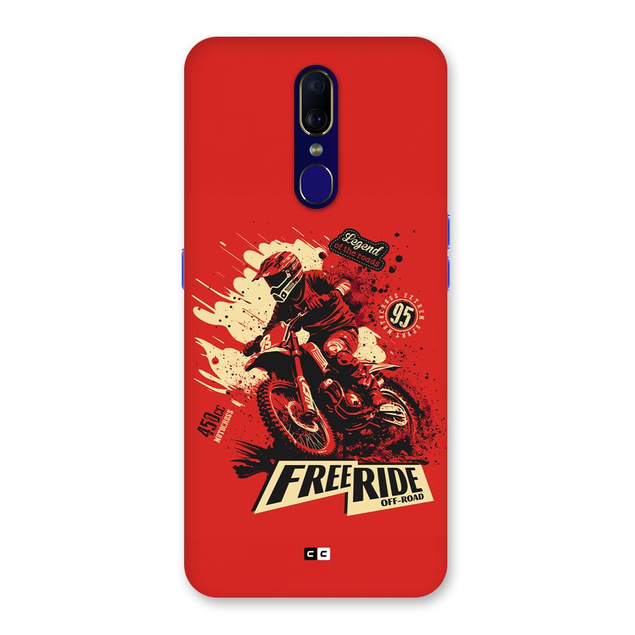 Free Ride Back Case for Oppo A9