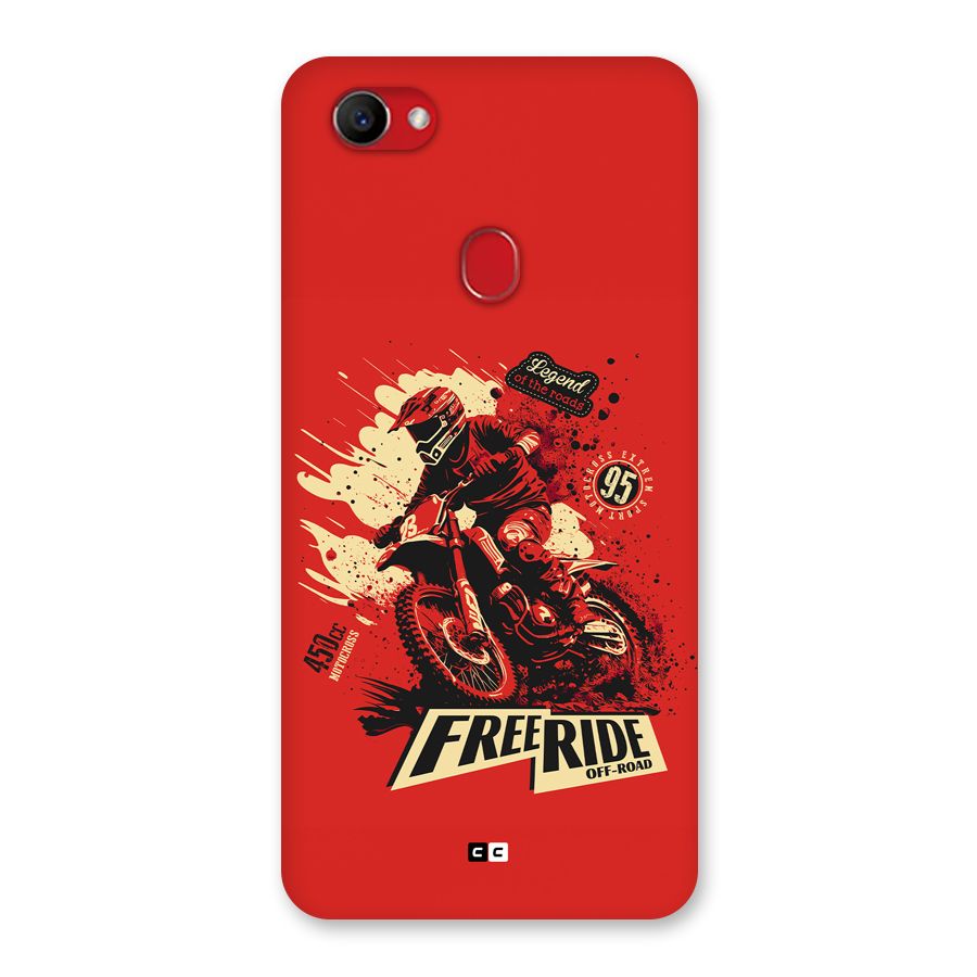 Free Ride Back Case for Oppo F7