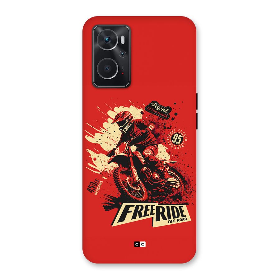 Free Ride Back Case for Oppo K10 4G