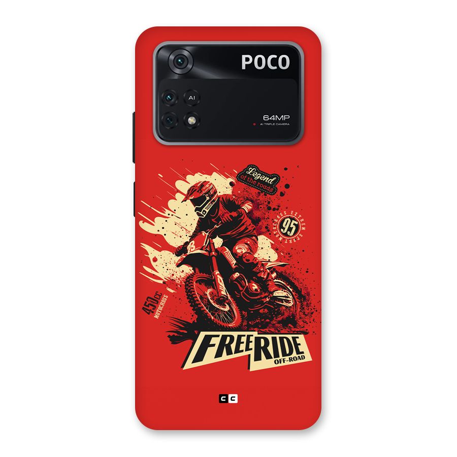 Free Ride Back Case for Poco M4 Pro 4G