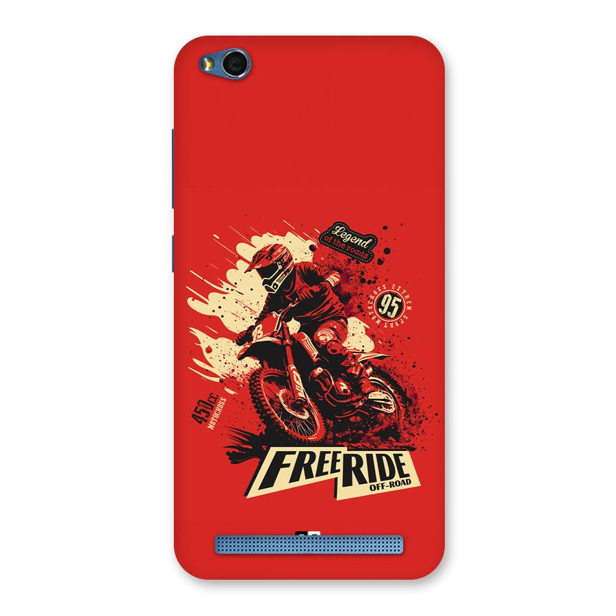 Free Ride Back Case for Redmi 5A