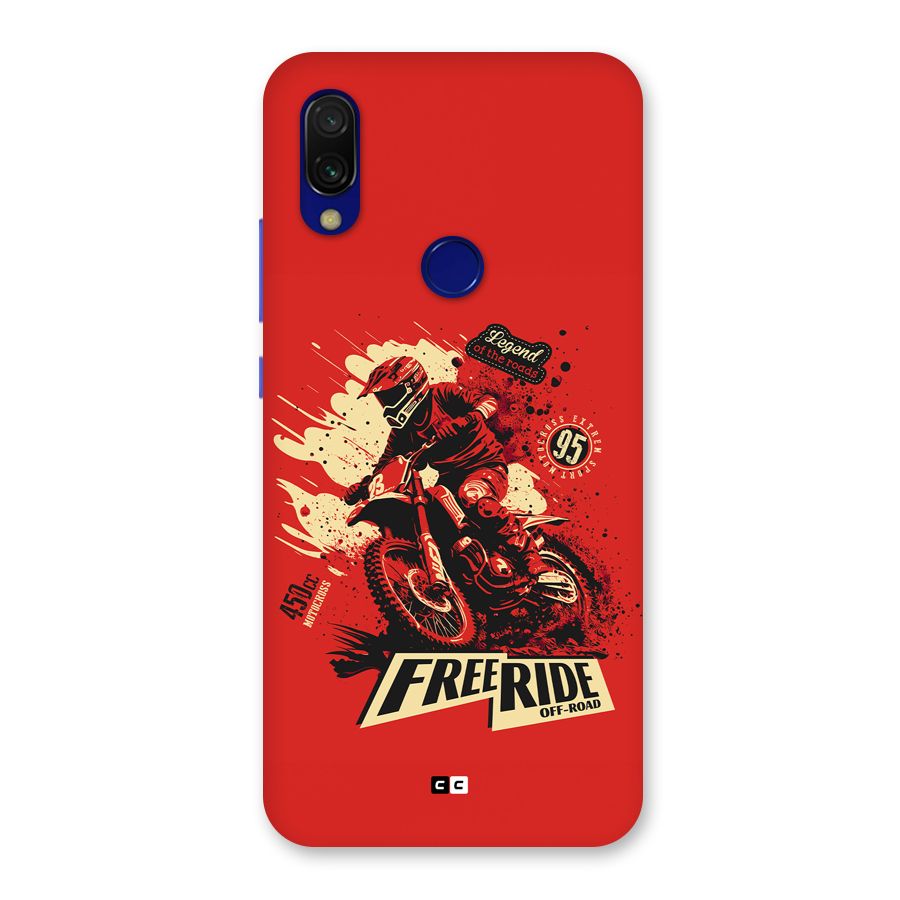 Free Ride Back Case for Redmi 7