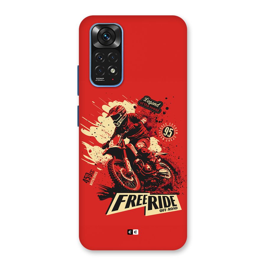 Free Ride Back Case for Redmi Note 11S