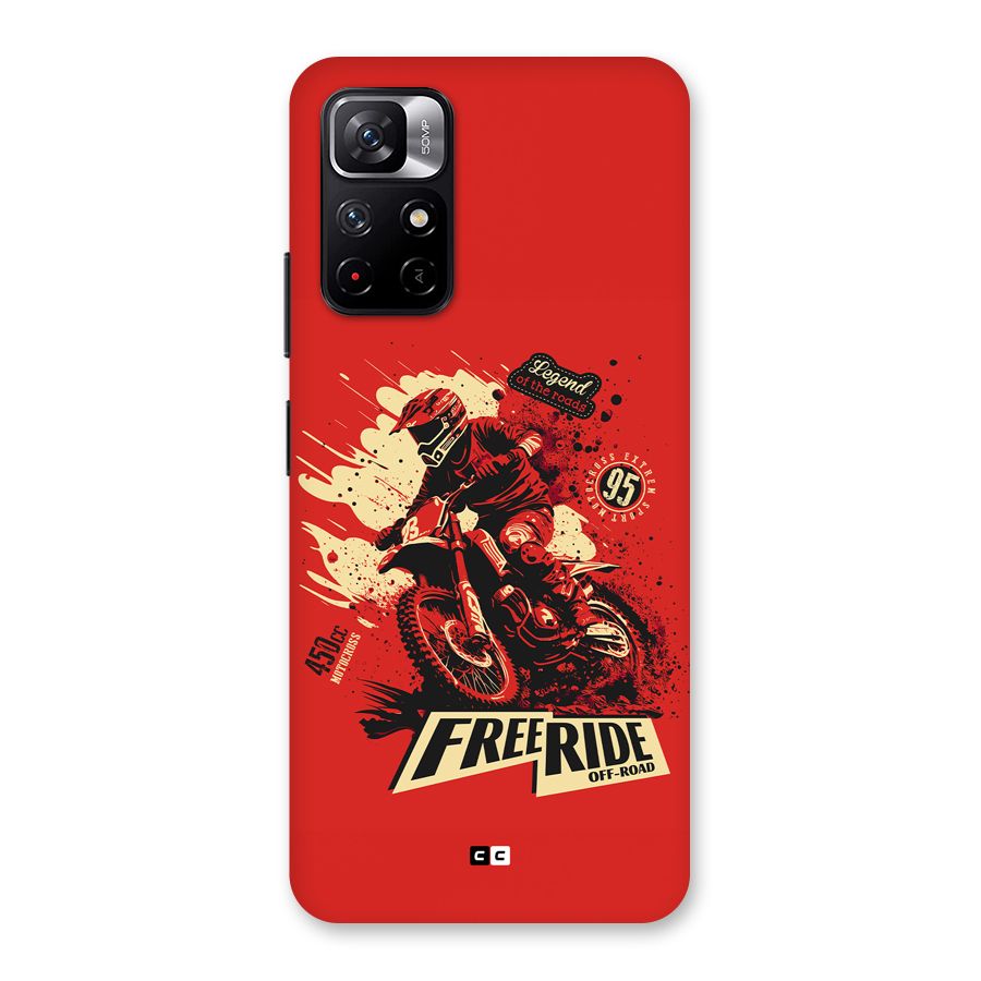 Free Ride Back Case for Redmi Note 11T 5G
