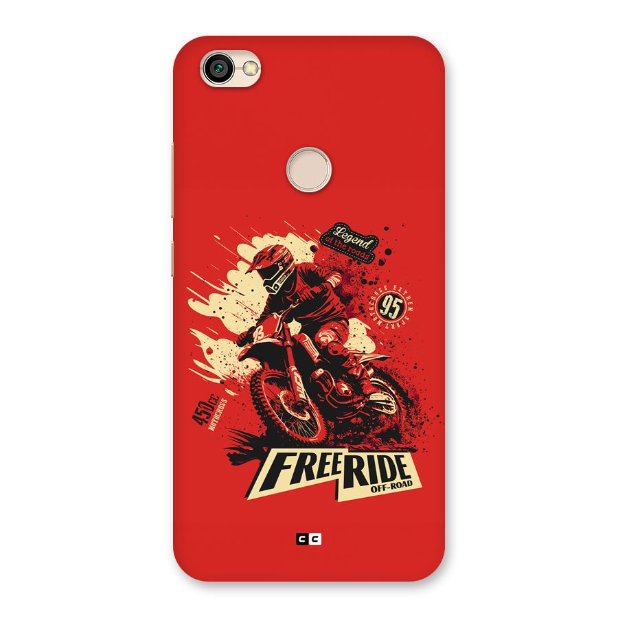 Free Ride Back Case for Redmi Y1 2017
