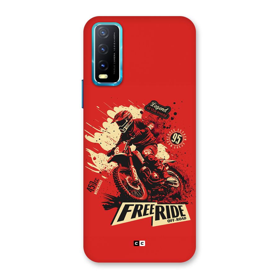 Free Ride Back Case for Vivo Y20A