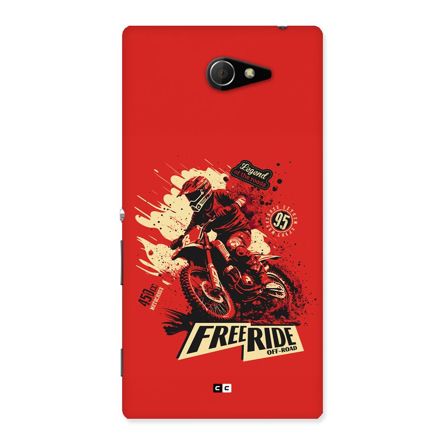Free Ride Back Case for Xperia M2