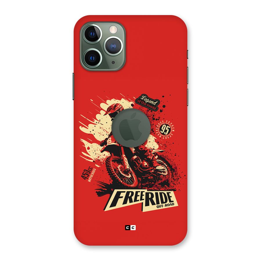 Free Ride Back Case for iPhone 11 Pro Logo Cut