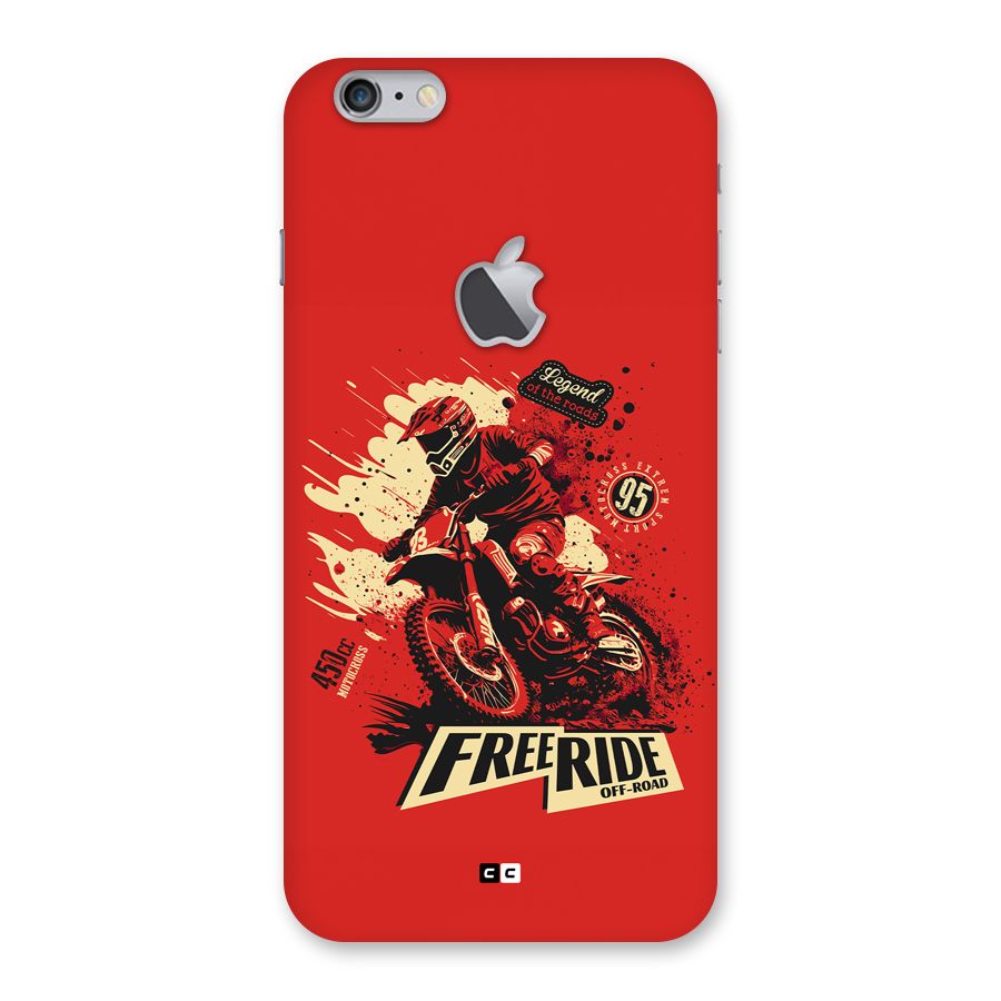 Free Ride Back Case for iPhone 6 Plus 6S Plus Logo Cut