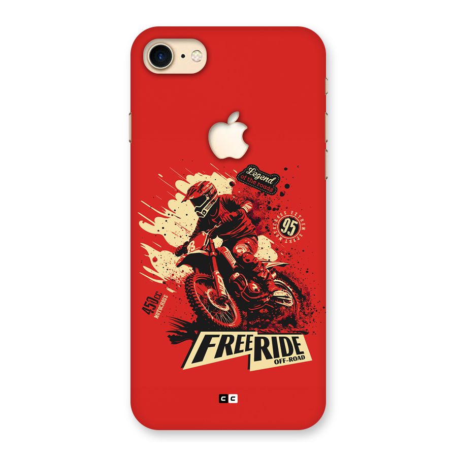 Free Ride Back Case for iPhone 7 Apple Cut