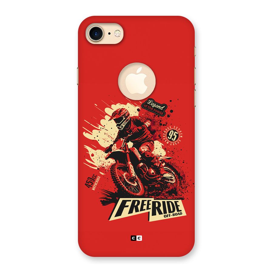 Free Ride Back Case for iPhone 7 Logo Cut