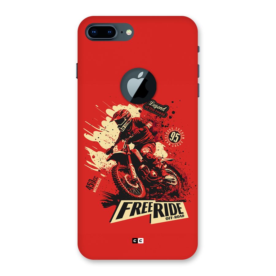 Free Ride Back Case for iPhone 7 Plus Logo Cut