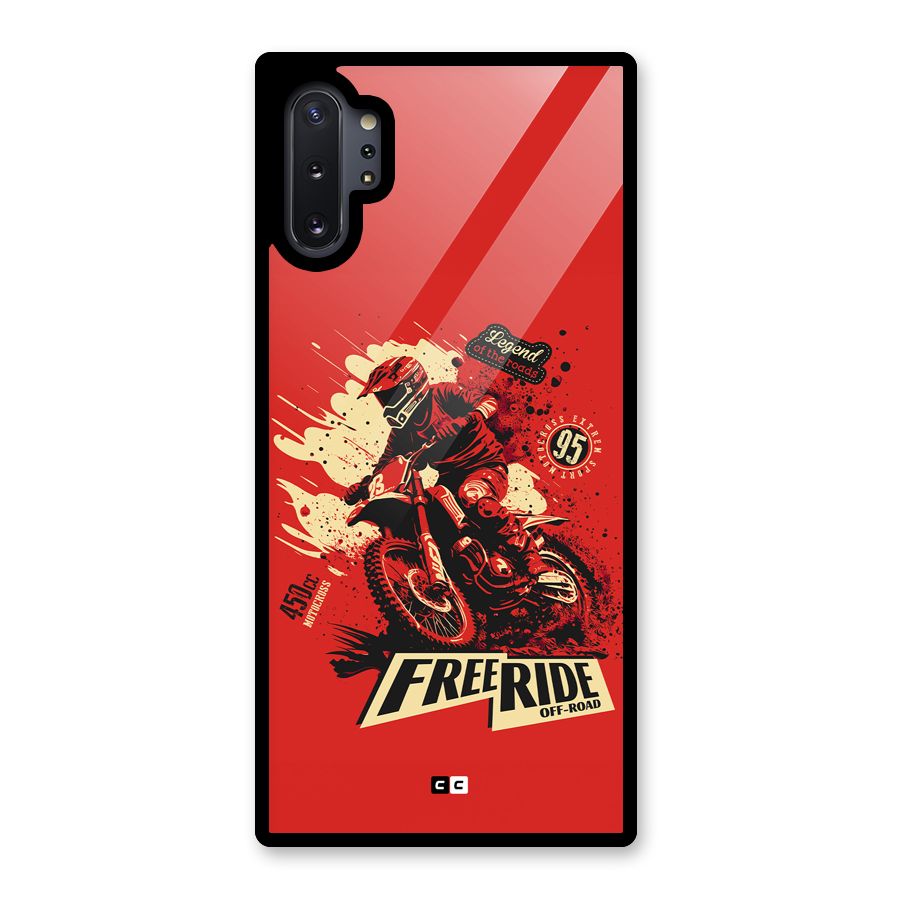Free Ride Glass Back Case for Galaxy Note 10 Plus