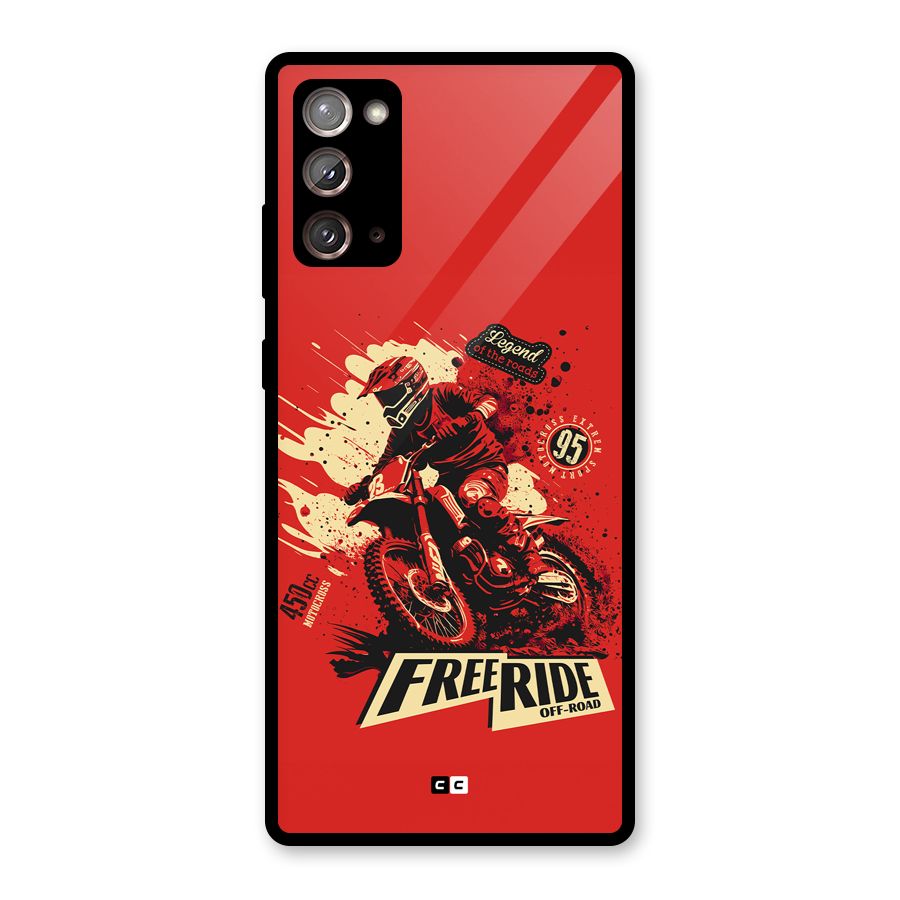 Free Ride Glass Back Case for Galaxy Note 20