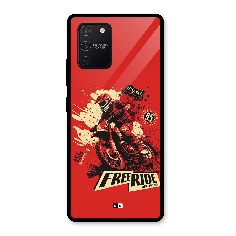 Free Ride Glass Back Case for Galaxy S10 Lite