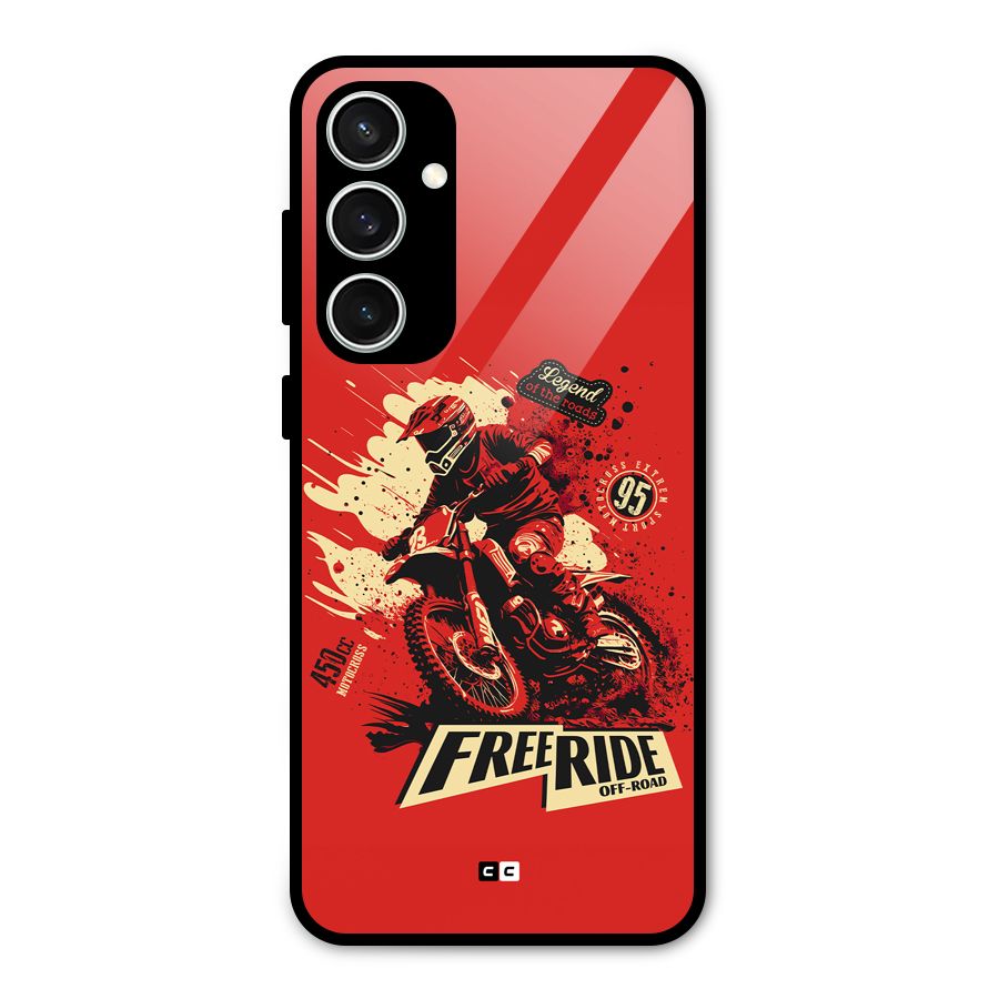 Free Ride Glass Back Case for Galaxy S23 FE
