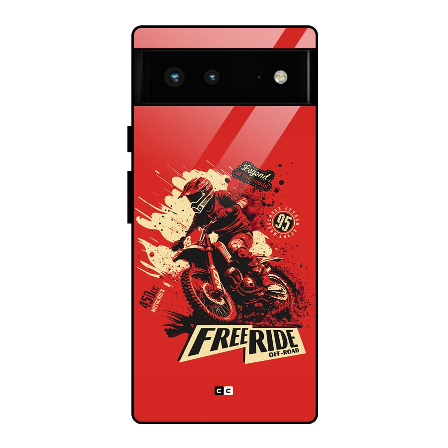 Free Ride Glass Back Case for Google Pixel 6