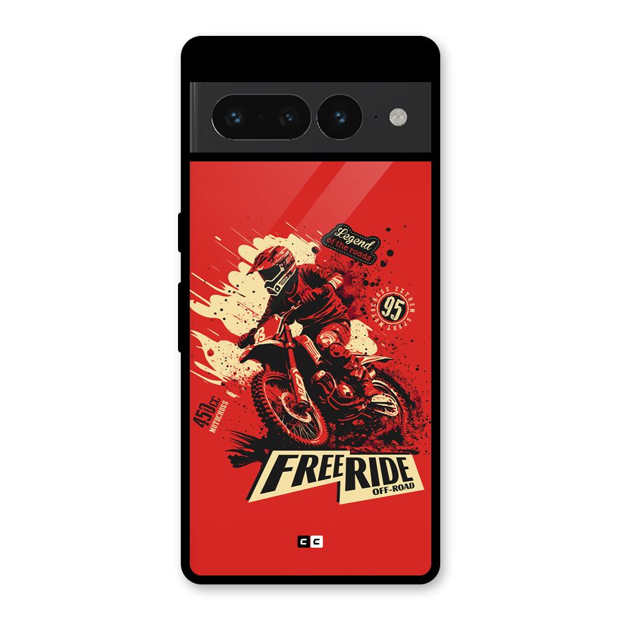 Free Ride Glass Back Case for Google Pixel 7 Pro