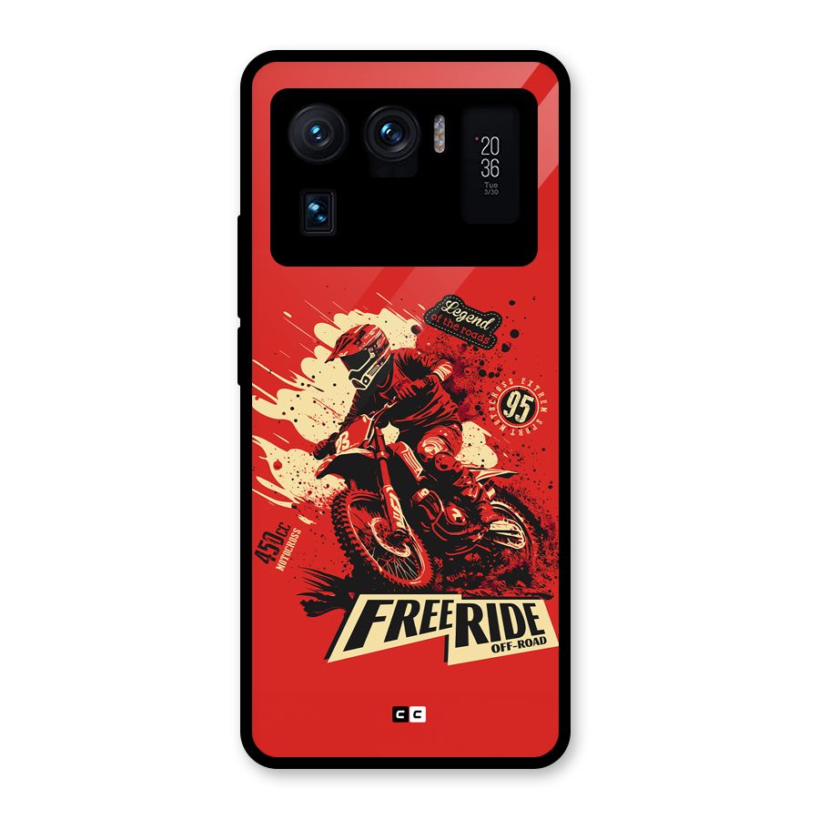 Free Ride Glass Back Case for Mi 11 Ultra