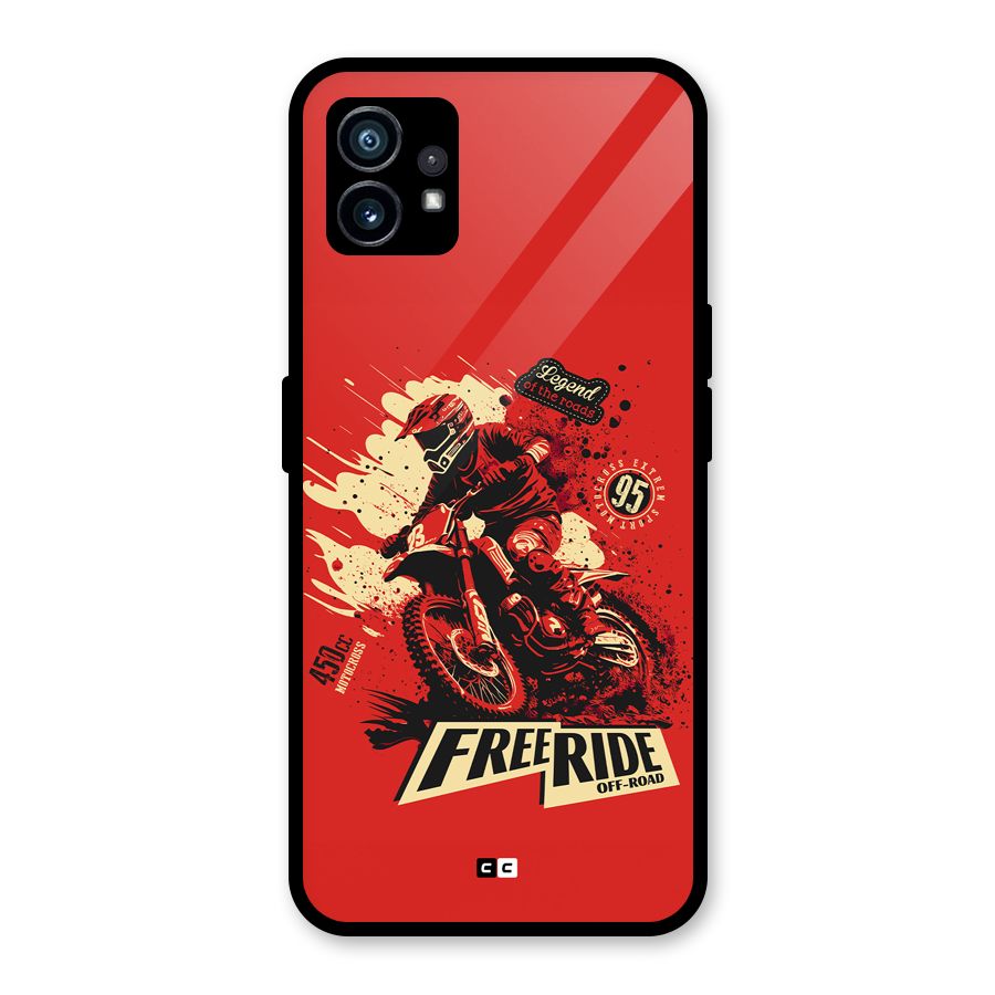 Free Ride Glass Back Case for Nothing Phone 1