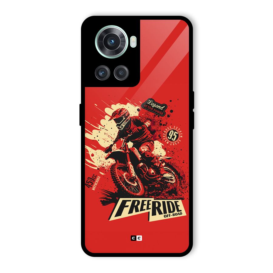 Free Ride Glass Back Case for OnePlus 10R