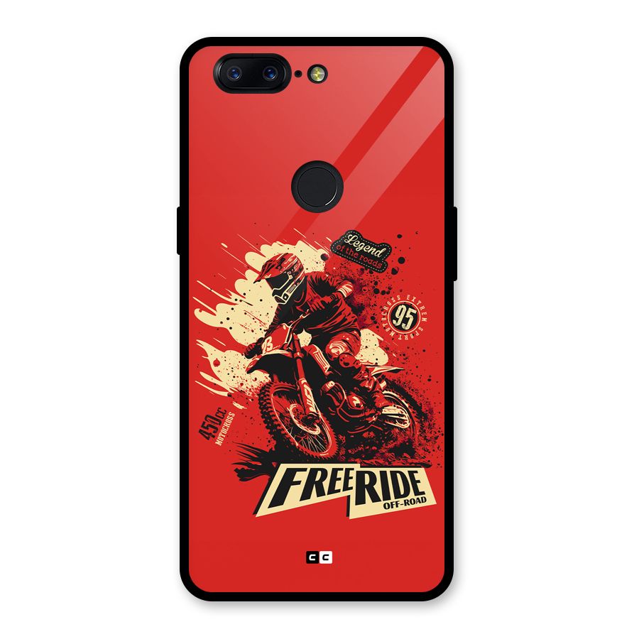 Free Ride Glass Back Case for OnePlus 5T
