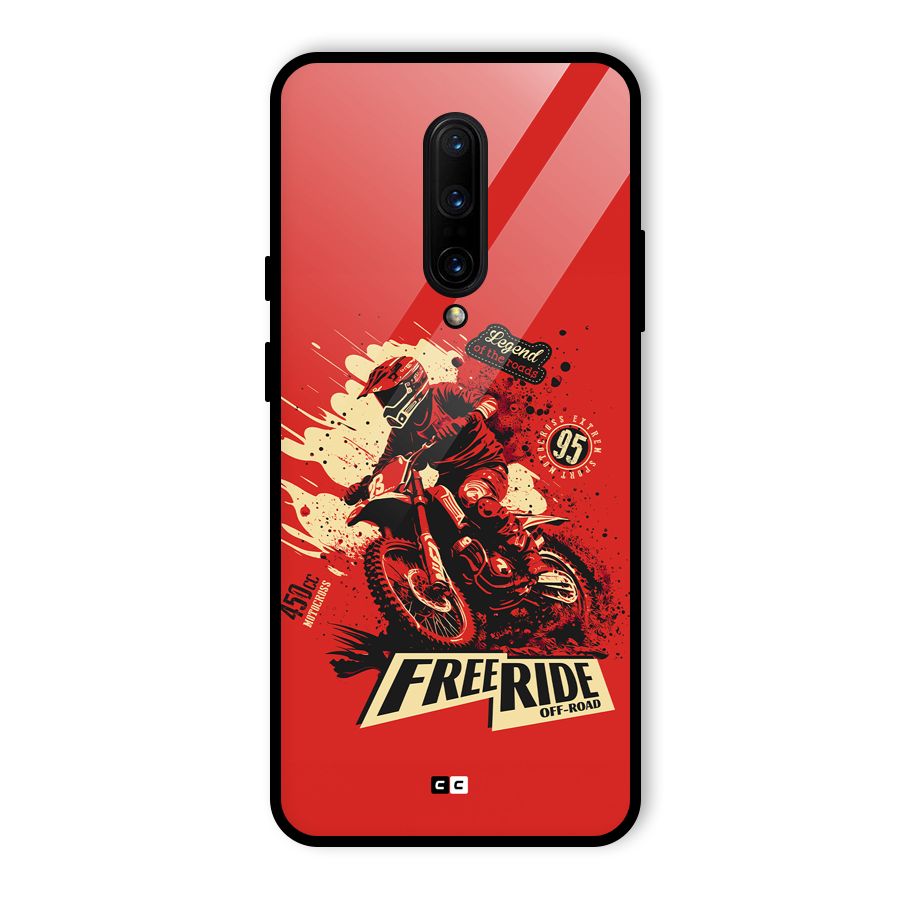 Free Ride Glass Back Case for OnePlus 7 Pro
