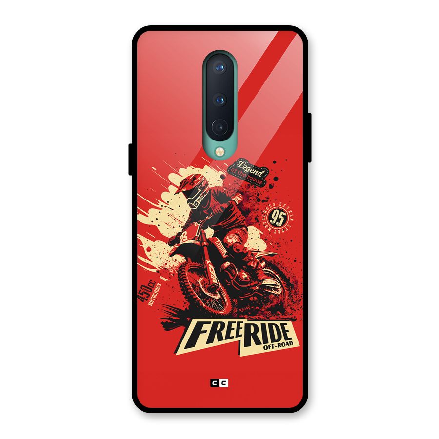 Free Ride Glass Back Case for OnePlus 8