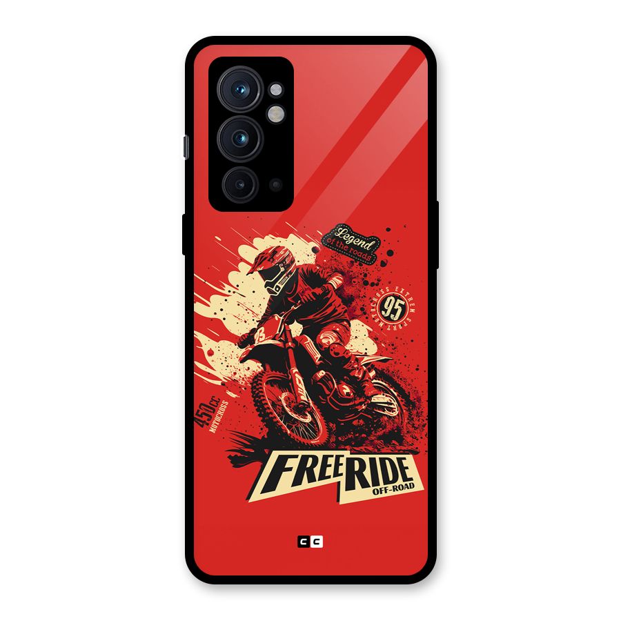 Free Ride Glass Back Case for OnePlus 9RT 5G