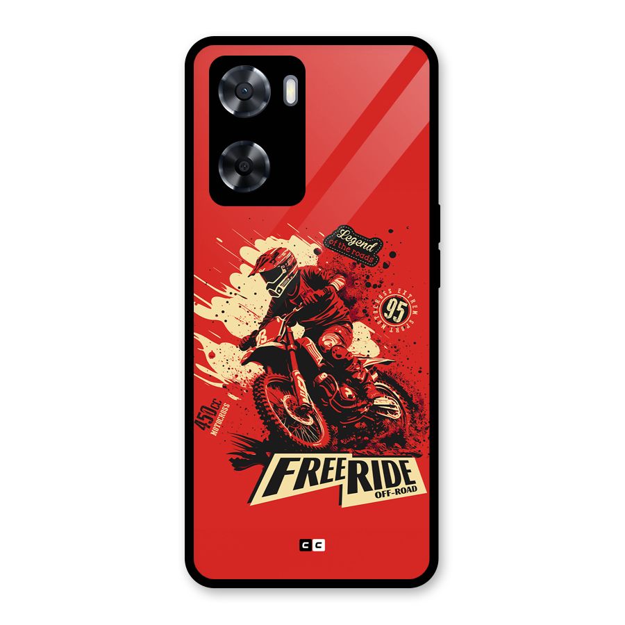Free Ride Glass Back Case for OnePlus Nord N20 SE