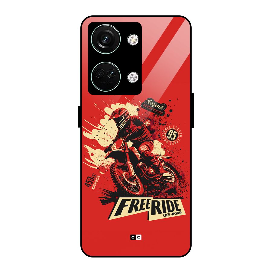 Free Ride Glass Back Case for Oneplus Nord 3