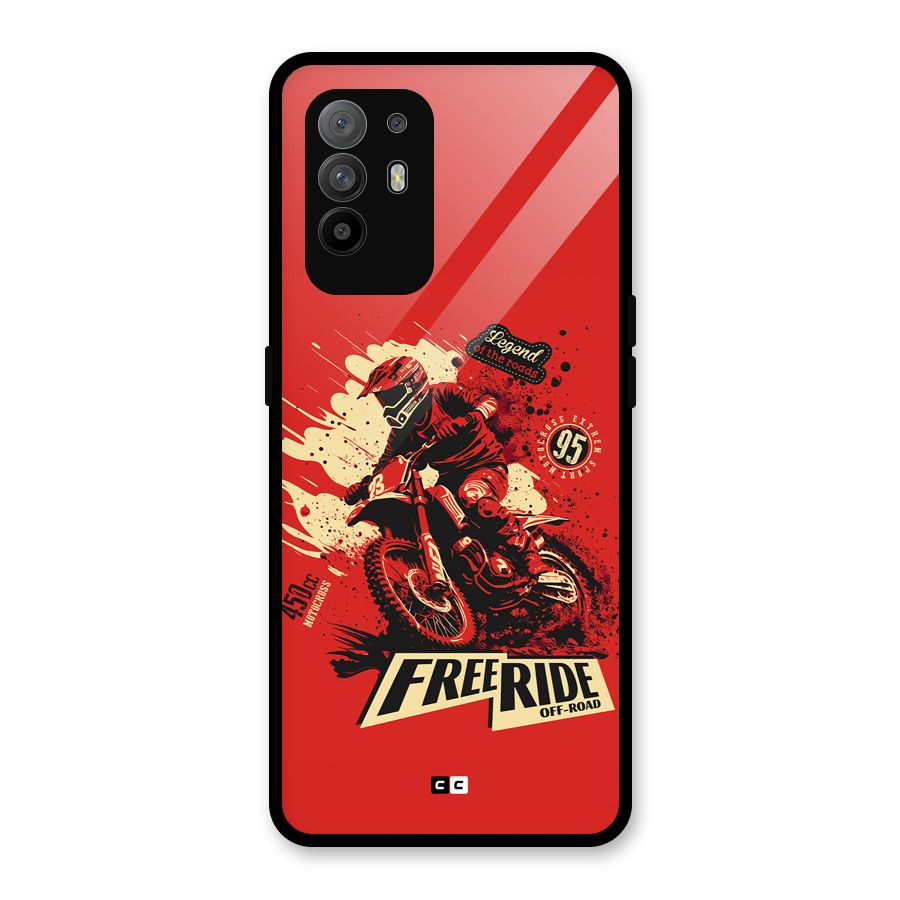 Free Ride Glass Back Case for Oppo F19 Pro Plus 5G