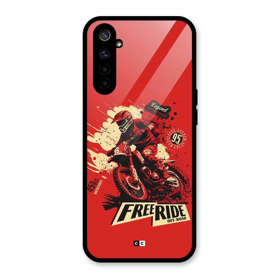 Free Ride Glass Back Case for Realme 6