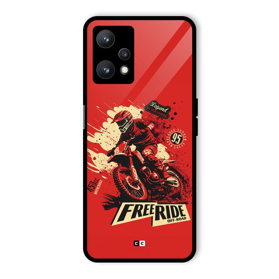Free Ride Glass Back Case for Realme 9 Pro 5G