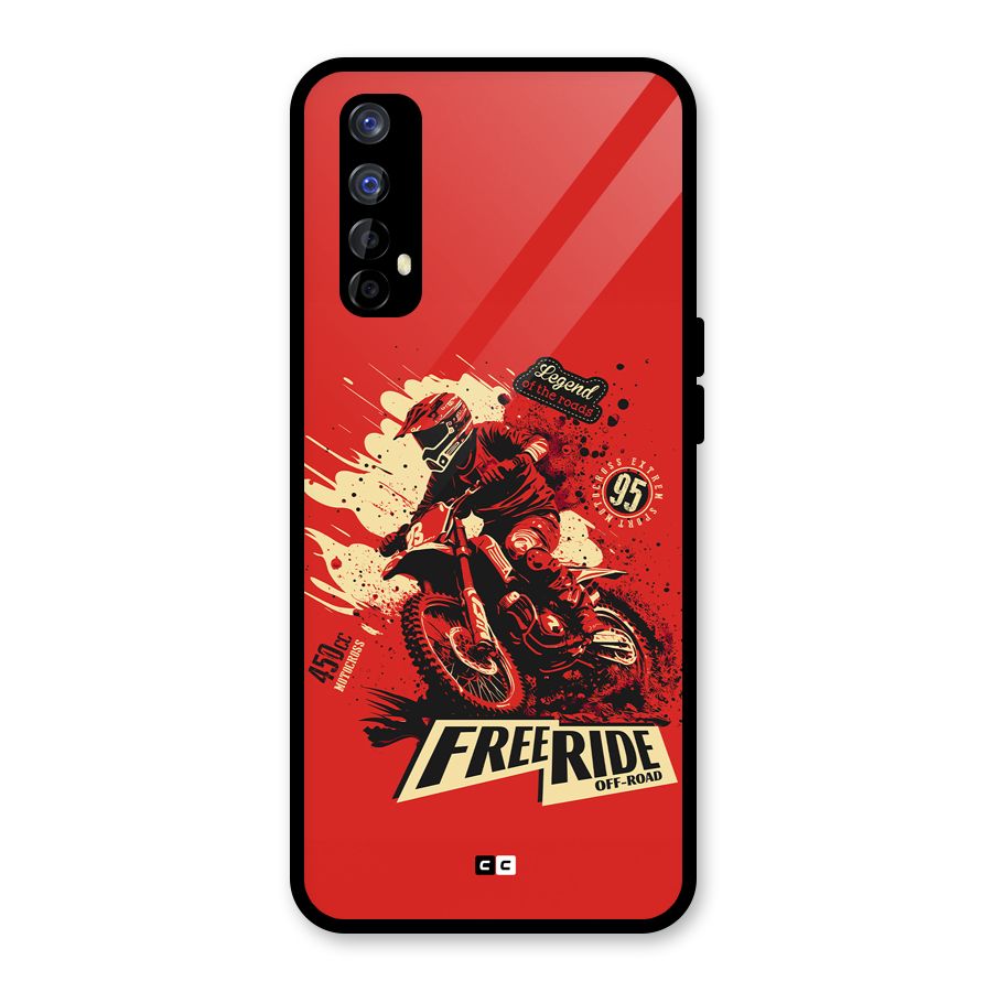 Free Ride Glass Back Case for Realme Narzo 20 Pro