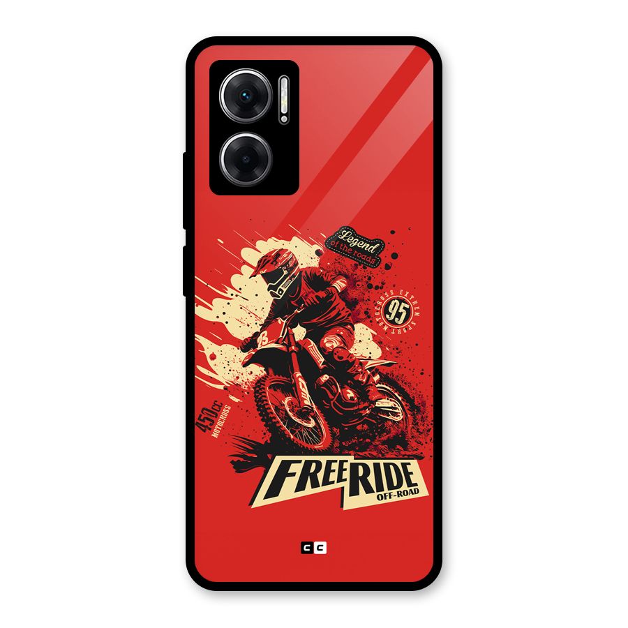 Free Ride Glass Back Case for Redmi 11 Prime 5G